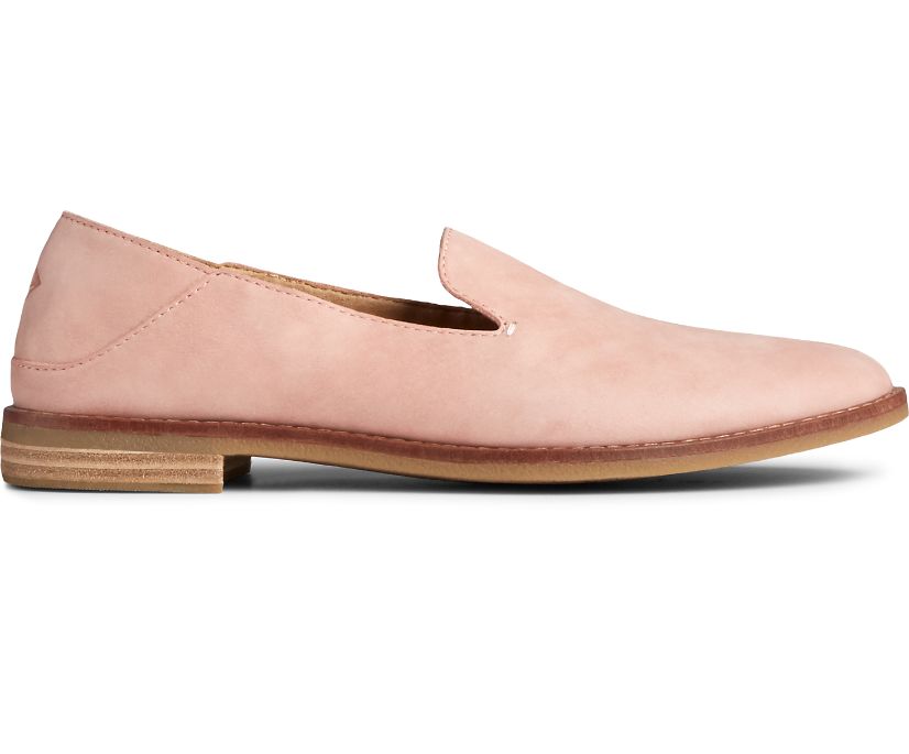 Sperry Seaport Levy Starlight Leather Loafers - Women's Loafers - Pink [FO7498365] Sperry Top Sider